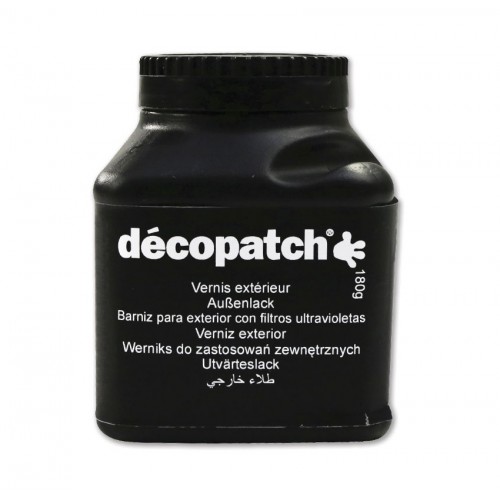 Лак защитный для внешних работ Decopatch,180 мл