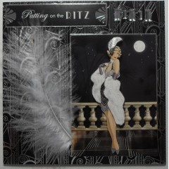 Стразы клеевые Art Deco, серебряные, салатовые, черные, 69 шт.