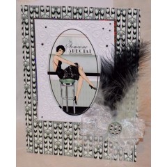 Набор высечки для скрапбукинга Art Deco, "Весь этот джаз", 2 листа А4, DoCrafts