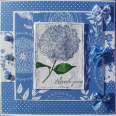 Набор бантиков, синий и голубой цвет, коллекция Burleigh Blue, 20 штук, DoCrafts