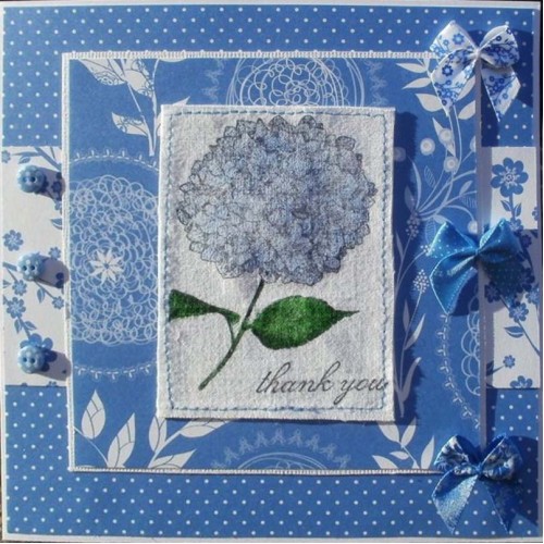 Набор бантиков для скрапбукинга Burleigh Blue, синий и голубой, 20 штук, DoCrafts