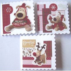 Набор заготовок для открыток с конвертами, зубчатый край, цвет белый, 7,6х7,6 см, Papermania