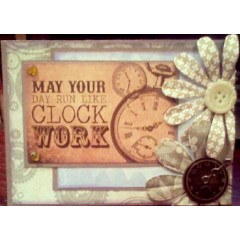 Штамп резиновый на пластиковой основе PMA 907144 "Любознательность", коллекция Chronology, Papermania 