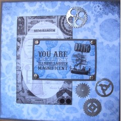 Штамп резиновый на пластиковой основе PMA 907144 "Любознательность", коллекция Chronology, Papermania 