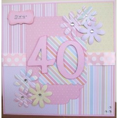 Набор высечки и карточек для журналинга Spots & Stripes Pastels, 24 штуки, Papermania