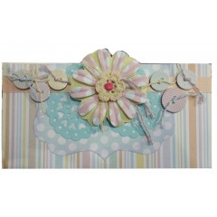 Шнуры декоративные пастельных цветов, коллекция Spots & Stripes Pastels, 3 шт. по 20 м, Papermania