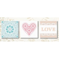 Набор заготовок для открыток с конвертами Vintage Notes, 15,2х15,2 см, Papermania 