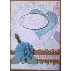 Набор декоративных прозрачных булавок, коллекция Vintage Notes, 6 шт., Papermania