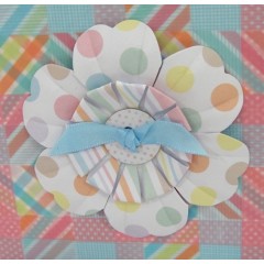 Набор лент пастельных цветов, коллекция Spots & Stripes Pastels, 6 штук, Papermania