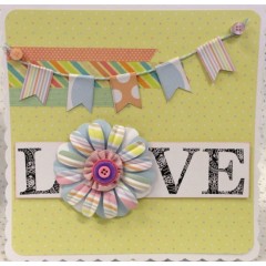 Набор лент пастельных цветов, коллекция Spots & Stripes Pastels, 6 штук, Papermania
