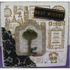 Штамп резиновый на пластиковой основе PMA 907143 "Старинная аптека", винтажная коллекция Chronology, Papermania 