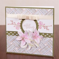 Набор силиконовых штампов Just To Say "Думаю о тебе", 12,7х12,7см, DoCrafts