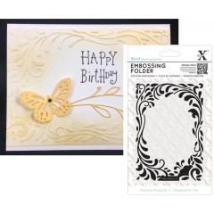 Форма для эмбоссирования "Цветочные завитки", 10,5х15 см, DoСrafts