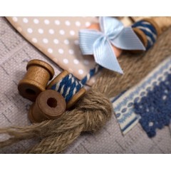Тесьма из джута, Bare Basics, 1см х5м, DoCrafts