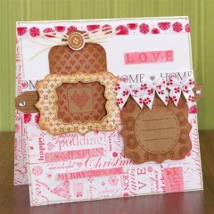 Штемпельная подушка пигментная Pigment Ink Pad DOA550100, цвет красный, Docrafts (Великобритания)