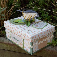 Штемпельная подушка пигментная Pigment Ink Pad DOA550101, цвет зеленый, Docrafts (Великобритания)