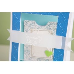 Штемпельная подушка пигментная Pigment Ink Pad DOA550106, цвет белый, Docrafts (Великобритания)