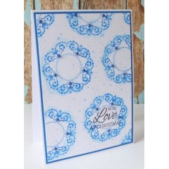 Штемпельная подушка пигментная Pigment Ink Pad DOA550108, цвет синий, Docrafts (Великобритания)