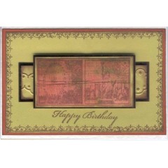 Штемпельная подушка пигментная Pigment Ink Pad DOA550112, медный металлик, Docrafts (Великобритания)