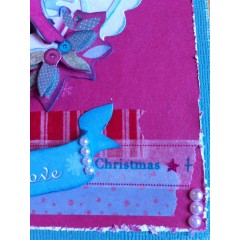 Штемпельная подушка пигментная Pigment Ink Pad DOA550123, синий металлик, Docrafts (Великобритания)