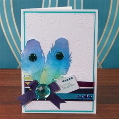 Штемпельная подушка пигментная Pigment Ink Pad DOA550123, синий металлик, Docrafts (Великобритания)