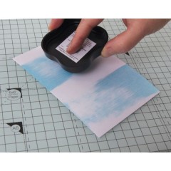 Штемпельная подушка пигментная Pigment Ink Pad DOA550123, синий металлик, Docrafts (Великобритания)