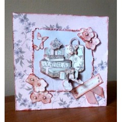 Штемпельная подушка пигментная Pigment Ink Pad DOA550126, мягкий розовый перламутр, Docrafts (Великобритания)