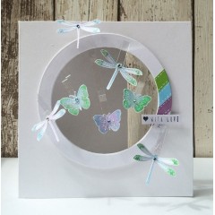 Штемпельная подушка пигментная Pigment Ink Pad DOA550127, фиолетовый перламутр, Docrafts (Великобритания)