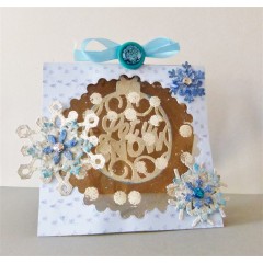 Штемпельная подушка пигментная Pigment Ink Pad DOA550128, аквамарин перламутр, Docrafts (Великобритания)