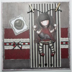 Набор лент для скрапбукинга, коллекция Gorjuss, 6 шт. по 1 м, DoCrafts