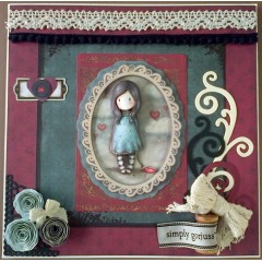 Набор бантиков из тесьмы Simply Gorjuss, 12 шт., DoCrafts
