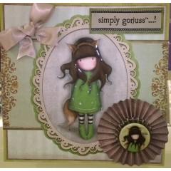 Набор бантиков для скрапбукинга Simply Gorjuss, 12 шт., DoCrafts