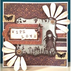 Высечка для скрапбукинга "Заметки" Simply Gorjuss, DoCrafts