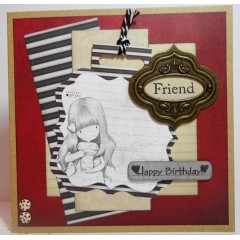 Набор декоративных рамочек Gorjuss, металл 3 шт., Papermania