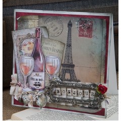 Набор стикеров для скрапбукинга Madame Payraud, 12 шт, Papermania