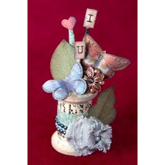 Набор декоративных 3D бабочек Madame Payraud, 10 шт, Papermania