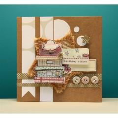 Набор заготовок для открыток "Крафт-бумага", 13,5х13,5 см, 50 шт, DoCrafts