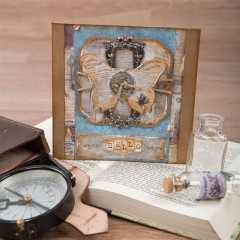 Набор заготовок для открыток "Крафт-бумага", 13,5х13,5 см, 50 шт, DoCrafts