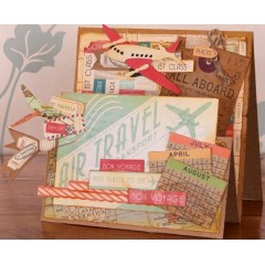 Набор ленточек с булавками "All Aboard", Papermania