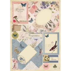 Набор бумаги и высечек для скрапбукига, коллекция Nature's Gallery, А4, 48 листов, Papermania 