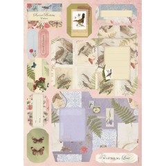 Набор бумаги и высечек для скрапбукига, коллекция Nature's Gallery, А4, 48 листов, Papermania 