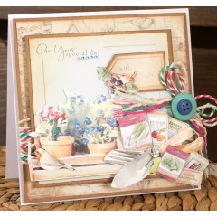 Набор бумаги для скрапбукинга "Крафт", 20,3х20,3 см, 20 листов, Papermania