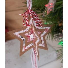 Набор бумаги для скрапбукинга "Крафт", белая и крафтбумага, 15,2х15,2 см, Papermania