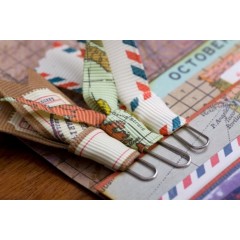 Набор ленточек с булавками "All Aboard", Papermania