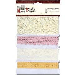 Набор декоративных кружев "Микс" Madame Payraud, 4 шт, Papermania 