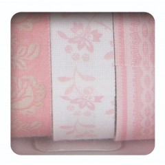Набор тканевых клеевых лент, коллекция Wild Rose, 3шт. по 1 м, DoCrafts