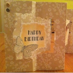 Штамп резиновый на пластиковой основе PMA 803302 "Бабочки" Papermania, 94х105 мм