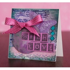 Набор силиконовых штампов "Бабочки", 10 шт., Papermania