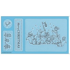 Набор новогодних силиконовых штампов "Рождественские гимны" Pippinwood Christmas