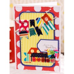 Набор лент Spots & Stripes Brights, 6 штук по 1 м, DoCrafts
